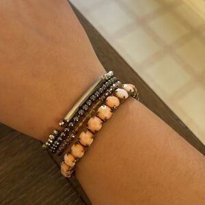 Peach Bracelet Mixture - All Elastic Bands